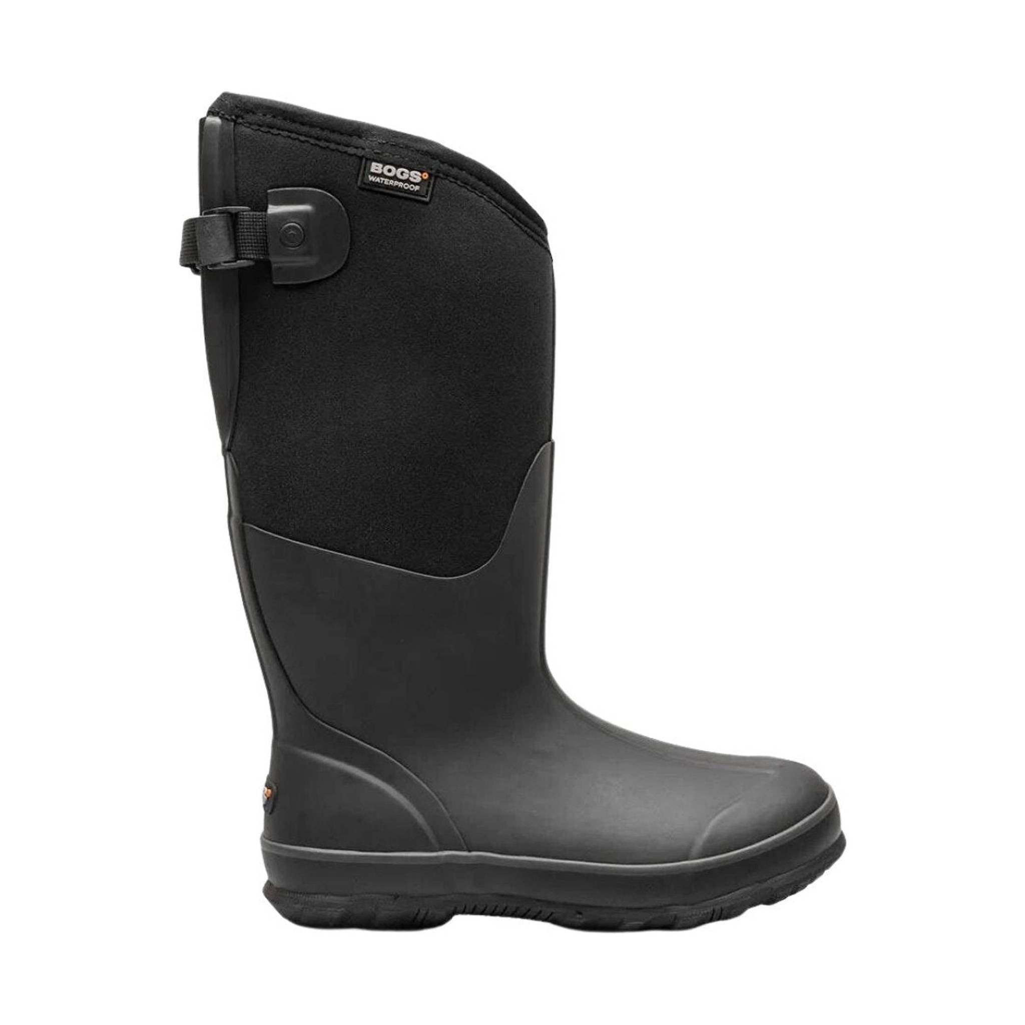 Bogs Women's Classic Tall Adjustable Calf Rain Boot Black