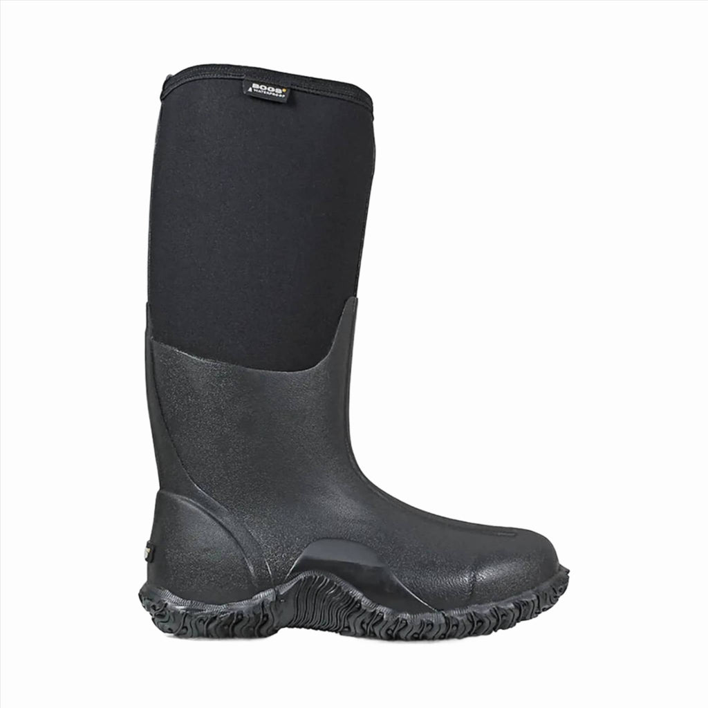 Bogs Women's Classic Tall Slip On Rain Boot - Black - Lenny's Shoe & Apparel