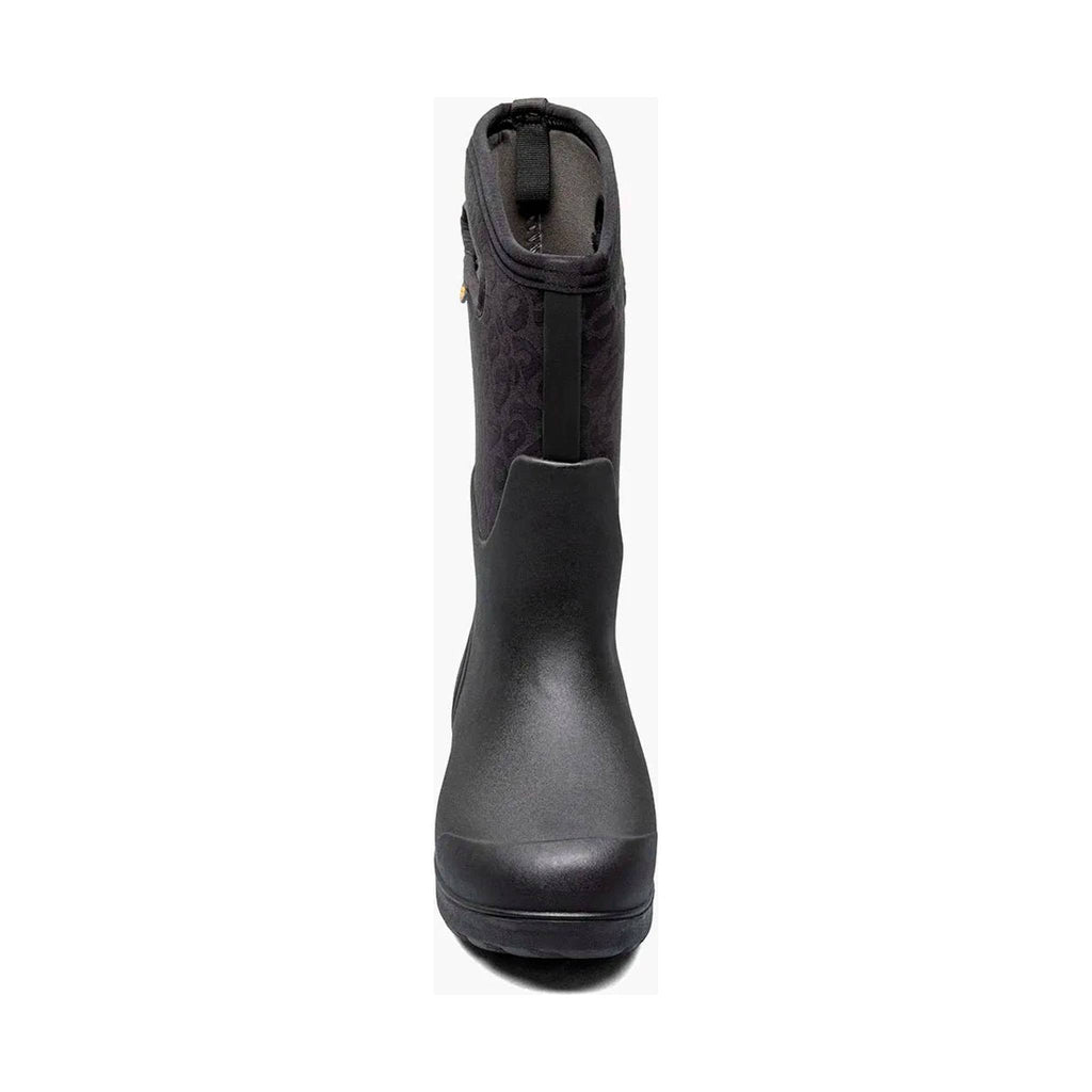 Bogs Women's Neo Classic Tonal Leopard Rain Boot - Black - Lenny's Shoe & Apparel