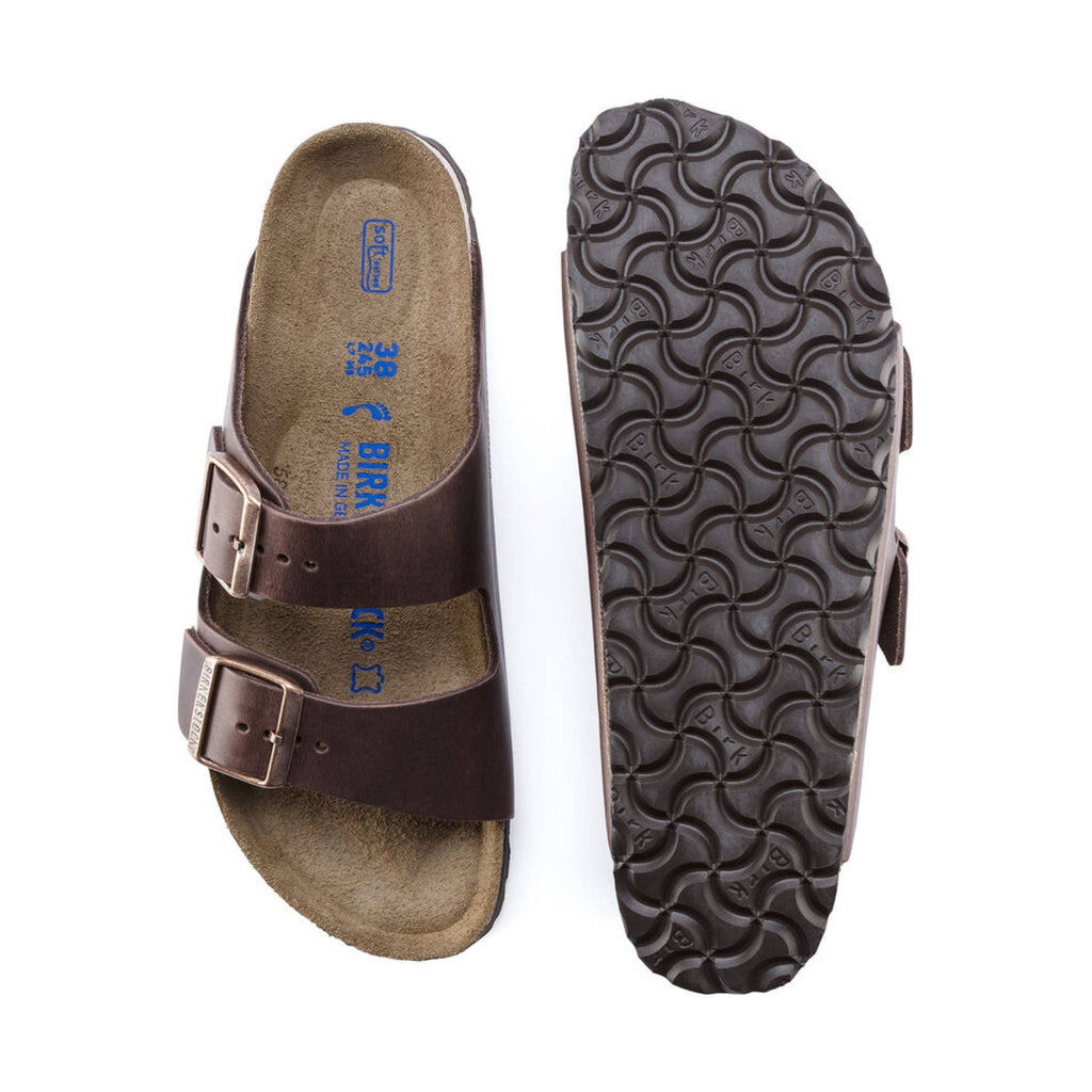 Brikenstock Arizona Soft Footbed Sandal - Oiled Leather Habana - Lenny's Shoe & Apparel