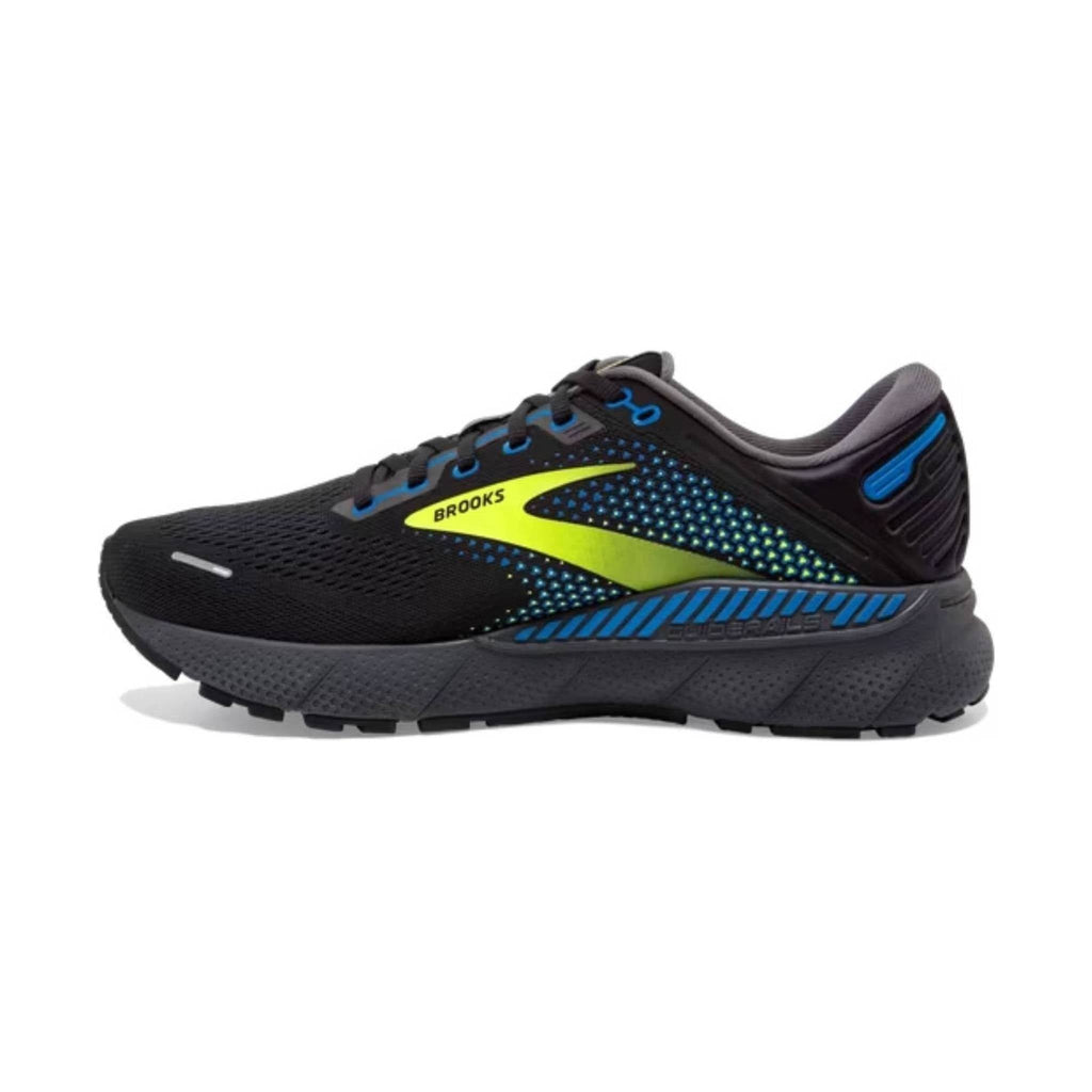 Brooks Men's Adrenaline GTS 22 Road Running Shoes - Black/Blue/Nightlife - Lenny's Shoe & Apparel