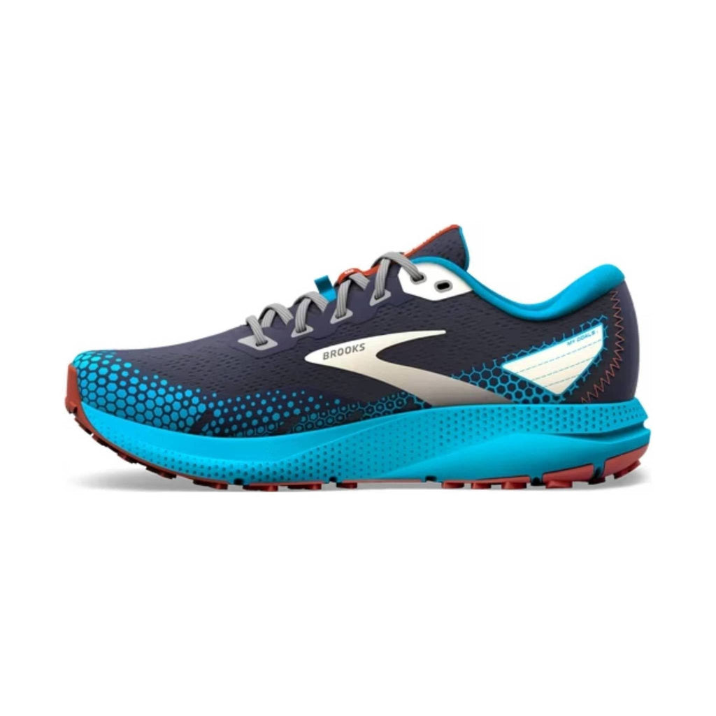 Brooks Men's Divide 3 Trail Running and Hiking Shoes - Peacoat/Atomic Blue/Rooibos - Lenny's Shoe & Apparel