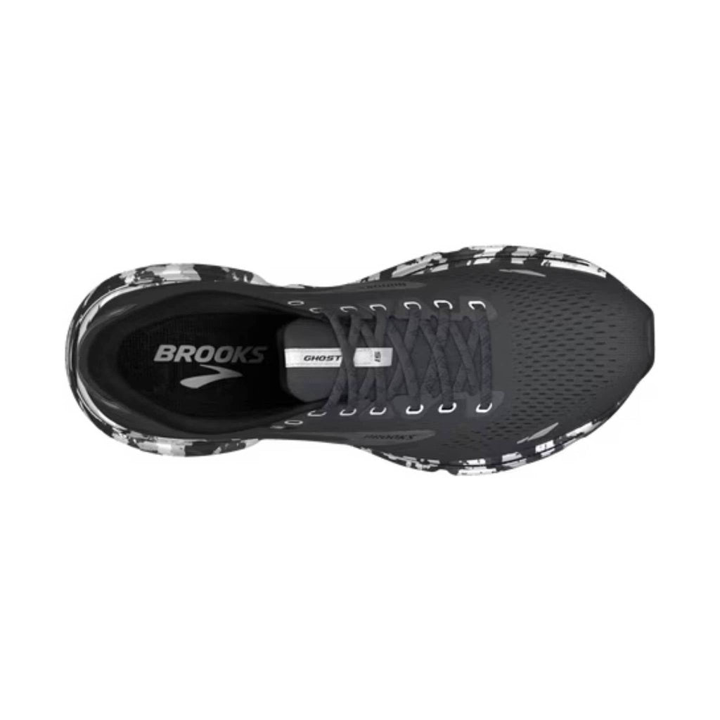 Brooks Men's Ghost 15 Road Running Shoes - Ebony/Black/Oyster - Lenny's Shoe & Apparel