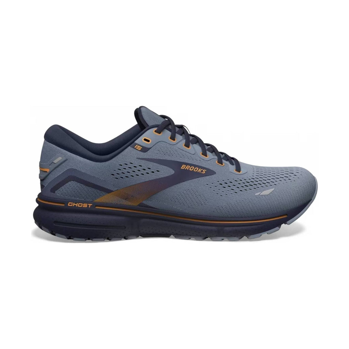 Brooks Men's Ghost 15 Road Running Shoes - Flintstone/Peacoat/Oak - ON ...