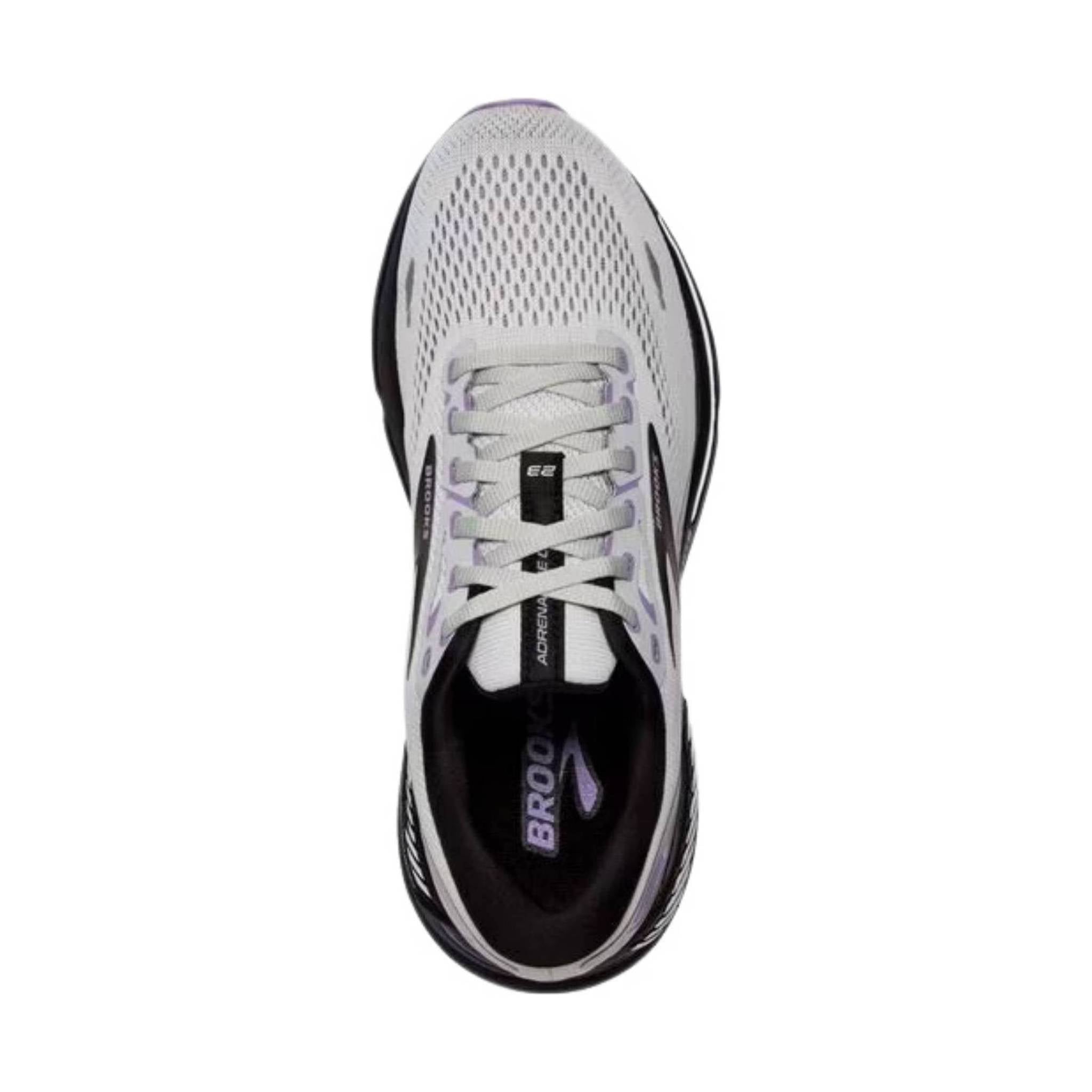 Brooks Adrenaline GTS 23 Grey/Black/Purple Women's Running Shoe - Hibbett