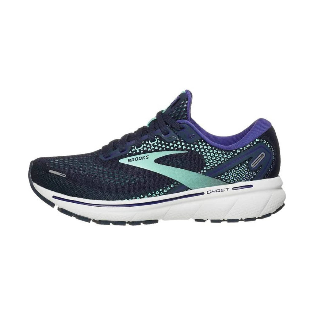 Brooks Women's Ghost 14 Road Running Shoes - Peacoat/Yuca/Navy - Lenny's Shoe & Apparel