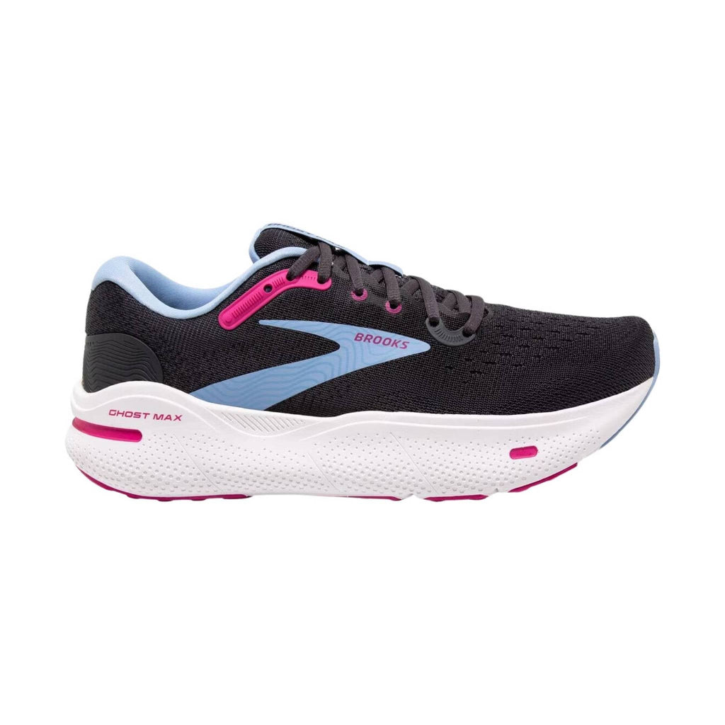 Brooks Women's Ghost Max Running Shoe - Ebony/Open Air/Lilac Rose - Lenny's Shoe & Apparel