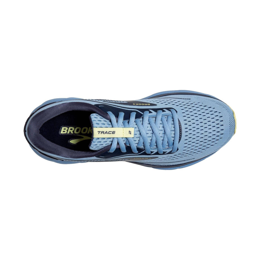 Brooks Women's Trace 2 Road Running Shoes - Blue/Navy/Yellow - Lenny's Shoe & Apparel
