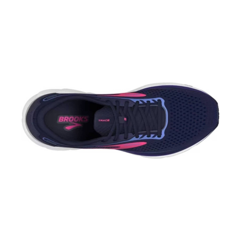 Brooks Women's Trace 2 Road Running Shoes - Peacoat/Blue/Pink - Lenny's Shoe & Apparel