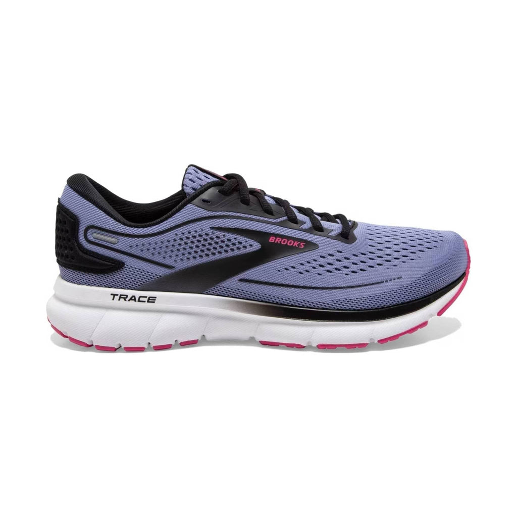 Brooks Women's Trace 2 Road Running Shoes - Purple Impression/Black/Pink - Lenny's Shoe & Apparel