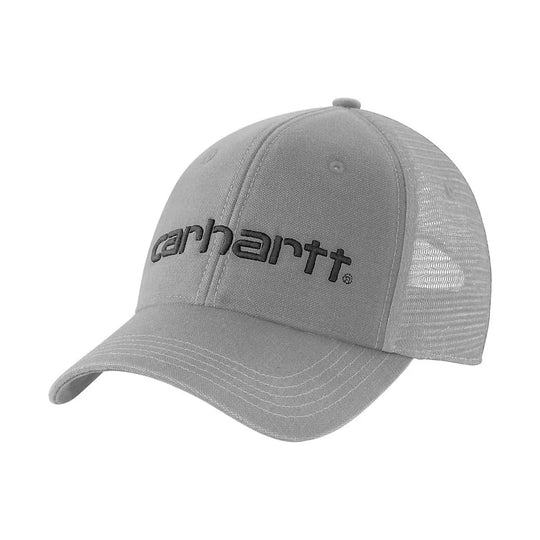 Carhartt Canvas Mesh Cap - Asphalt/Black - Lenny's Shoe & Apparel