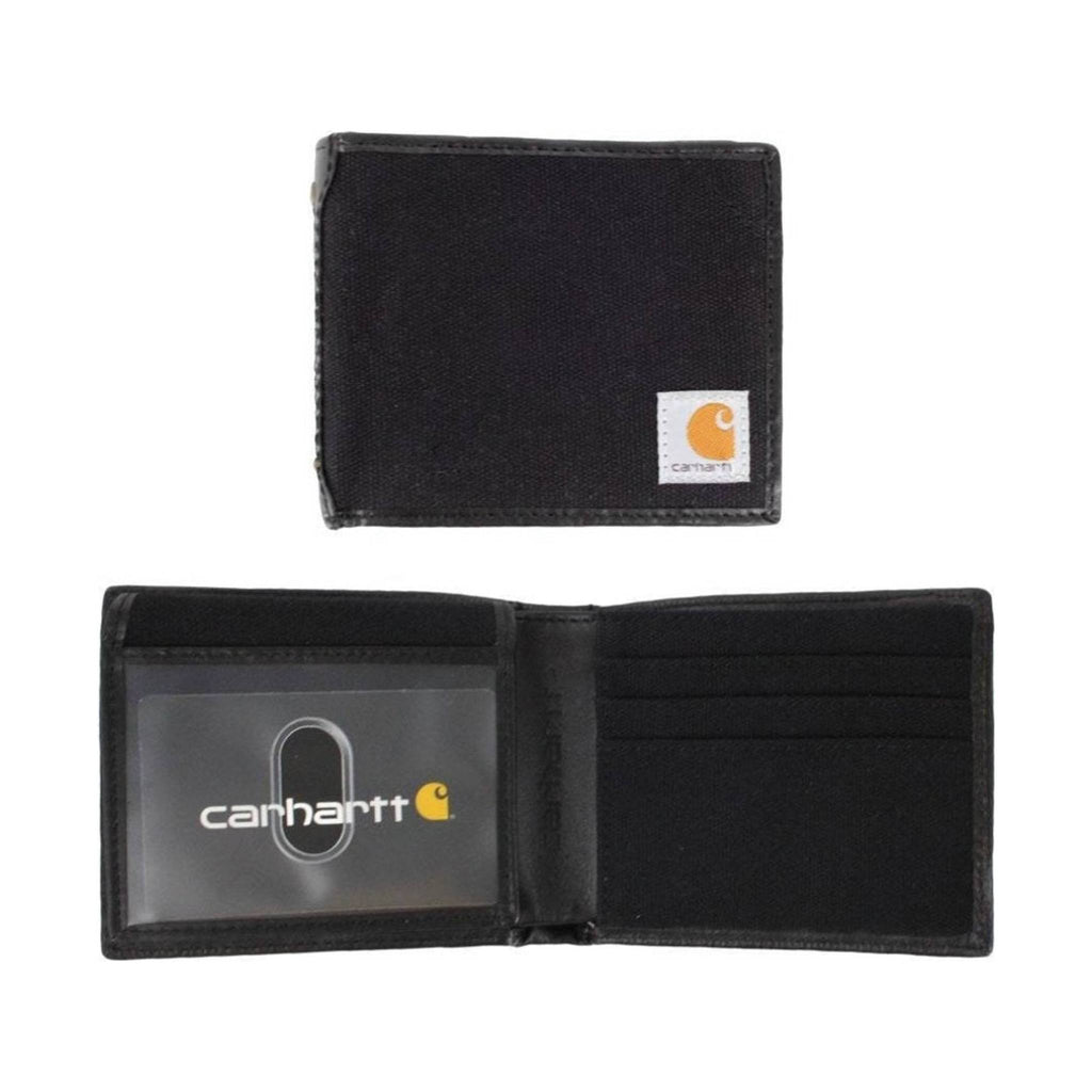 Carhartt Canvas Passcase Wallet - Black - Lenny's Shoe & Apparel