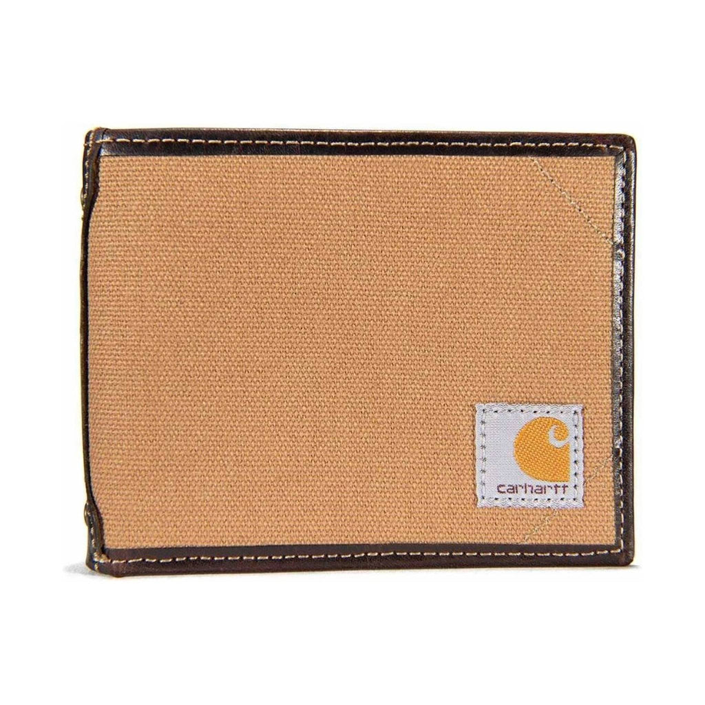 Carhartt Canvas Passcase Wallet - Brown - Lenny's Shoe & Apparel
