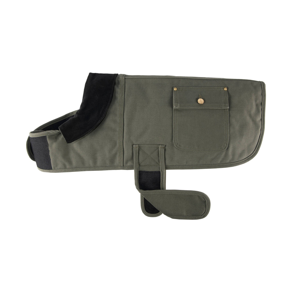 Carhartt Firm Duck Insulated Dog Chore Coat - Army Green - Lenny's Shoe & Apparel