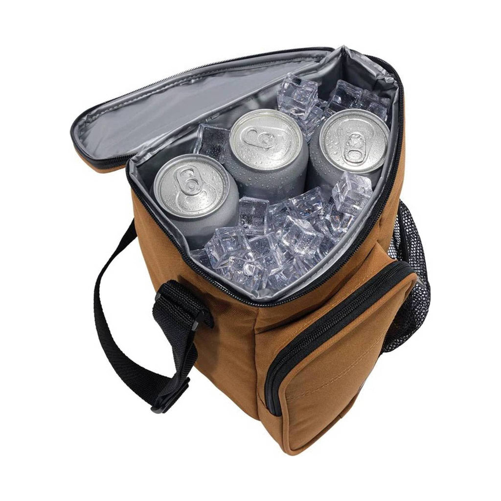 Carhartt Insulated 10 Can Vertical Cooler + Water Bottle - Gray - Lenny's Shoe & Apparel