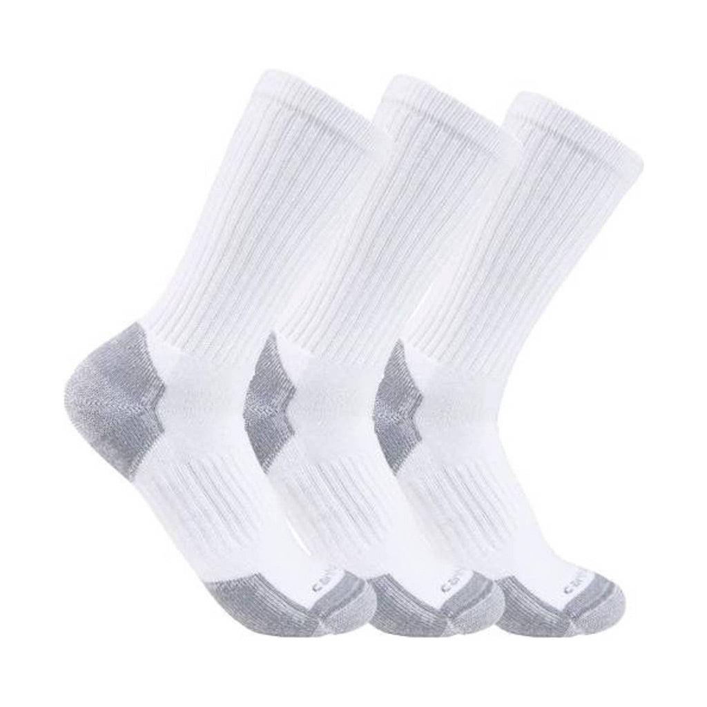 Carhartt Men's Crew Sock 3-Pack - White - Lenny's Shoe & Apparel