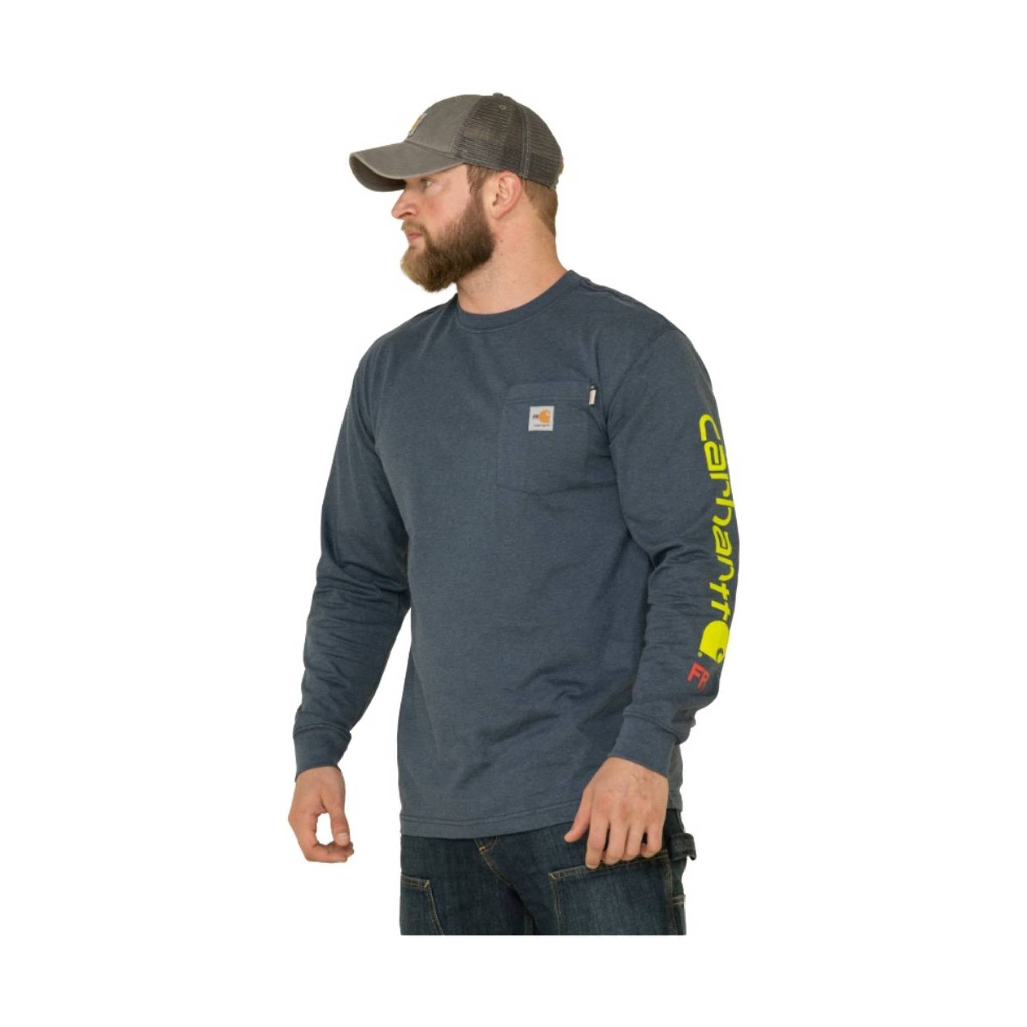  Carhartt Men's Big & Tall Flame Resistant Base Force Cold  Weather Weight Bottom, Dark Navy, 3X-Large: Clothing, Shoes & Jewelry