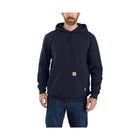 Carhartt Men's Flame Resistant Force Midweight Hooded Sweatshirt - Navy - Lenny's Shoe & Apparel