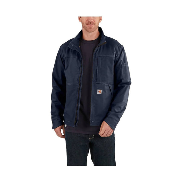 Carhartt ネイビー ジャケット carhartt-mens-flame-resistant-