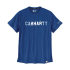 Carhartt Men's Force Relaxed Fit Midweight Short-Sleeve Graphic T-Shirt - Glass Blue - Lenny's Shoe & Apparel