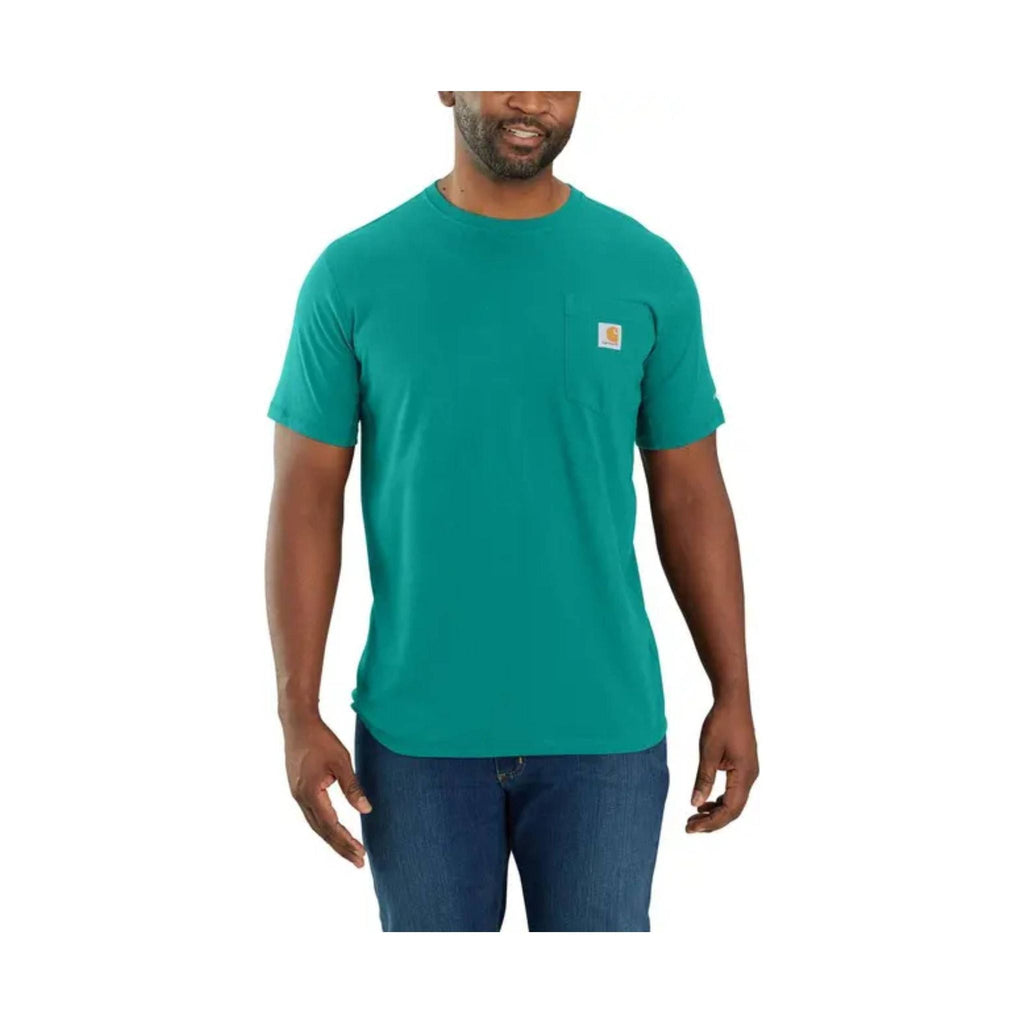 Carhartt Men's Force Relaxed Fit Short-Sleeve Pocket T-Shirt - Dragonfly - Lenny's Shoe & Apparel