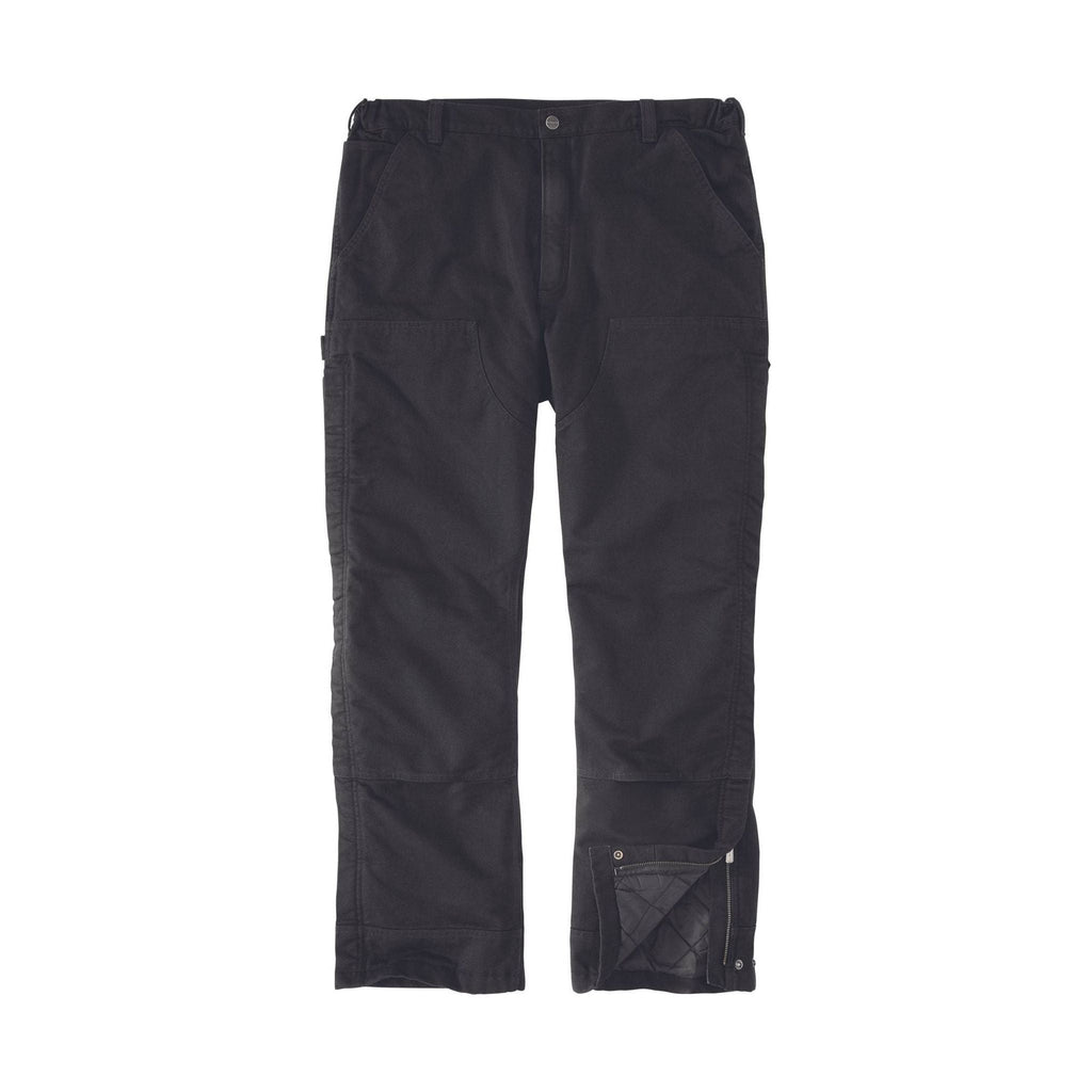 Carhartt Men's Loose Fit Washed Duck Insulated Pant - Black - Lenny's Shoe & Apparel