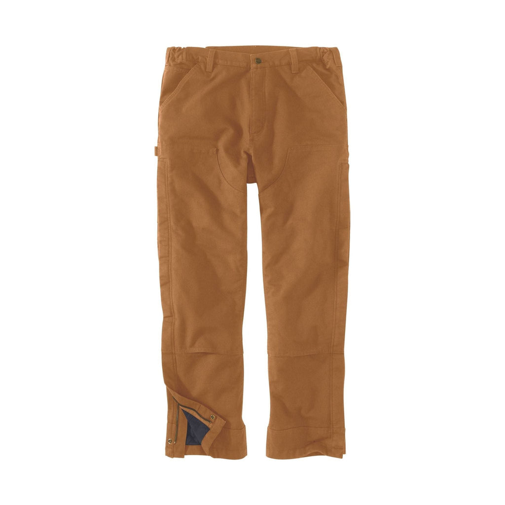 Carhartt Men's Loose Fit Washed Duck Insulated Pant - Brown - Lenny's Shoe & Apparel
