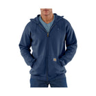 Carhartt Men's Midweight Hooded Zip-Front Sweatshirt - New Navy - Lenny's Shoe & Apparel