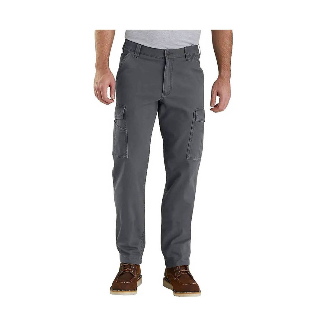 men's relaxed fit dress pants Carhartt 103574 Rugged Flex Rigby Cargo Work Pants for Men | Shadow