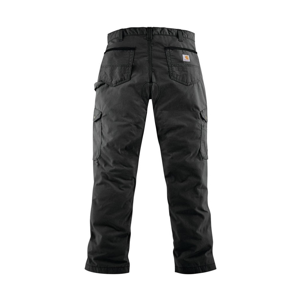 Carhartt Men's Ripstop Relaxed Fit Double Front Cargo Work Pant - Black - Lenny's Shoe & Apparel