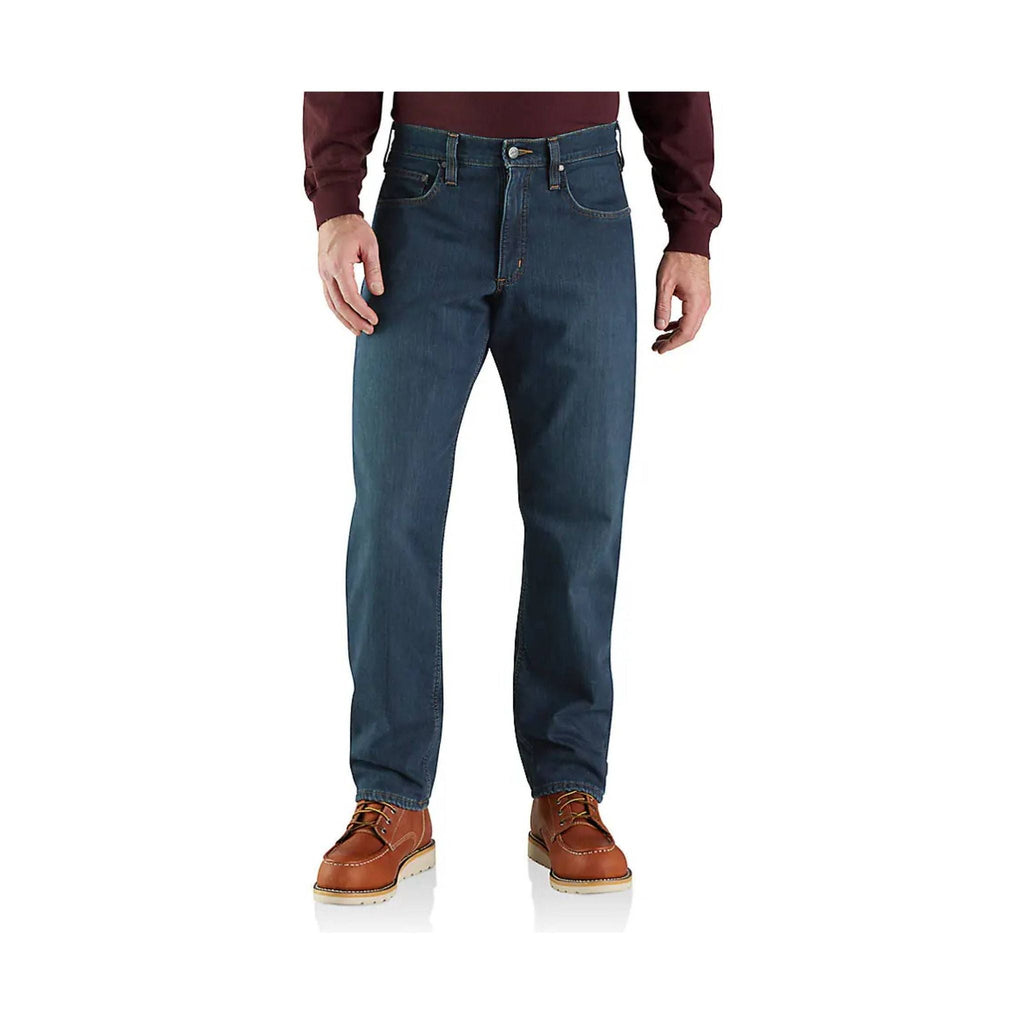Carhartt Men's Rugged Flex Relaxed Fit Fleece Lined 5 Pocket Jean - Rapids - Lenny's Shoe & Apparel