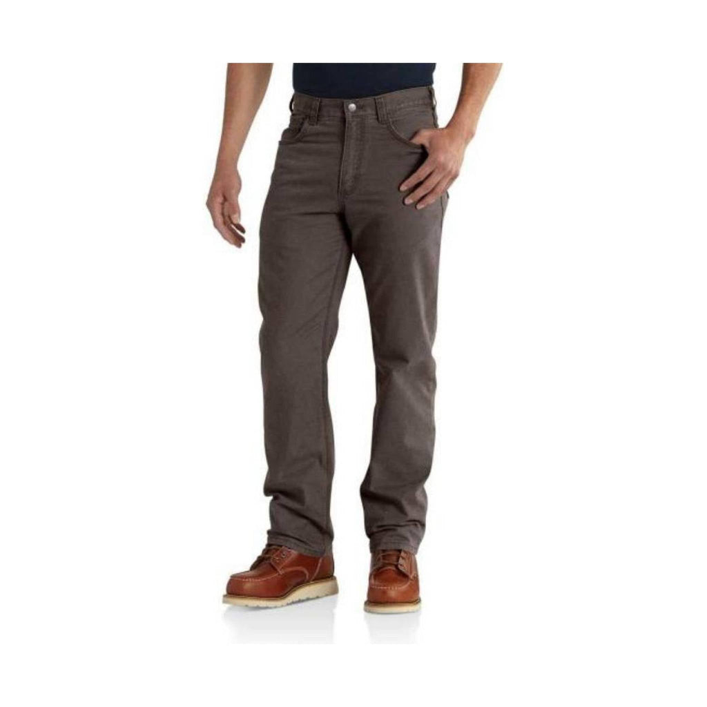 Carhartt Men's Rugged Flex® Rigby Five Pocket Relaxed Fit Pant - Dark Coffee - Lenny's Shoe & Apparel