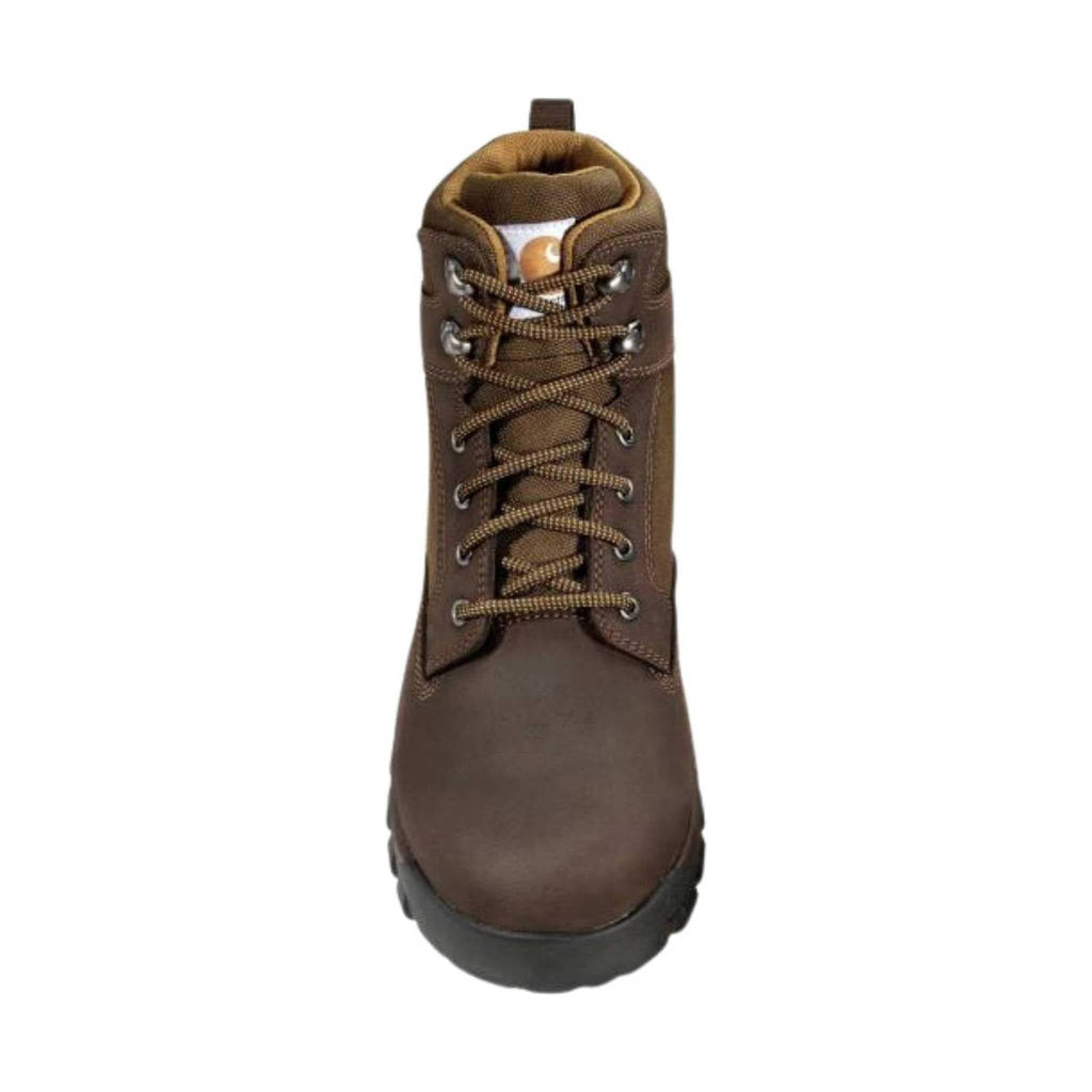 Carhartt Men's Rugged Flex Waterproof 6" Soft Toe Work Boot - Chocolate Brown Oil Tan - Lenny's Shoe & Apparel