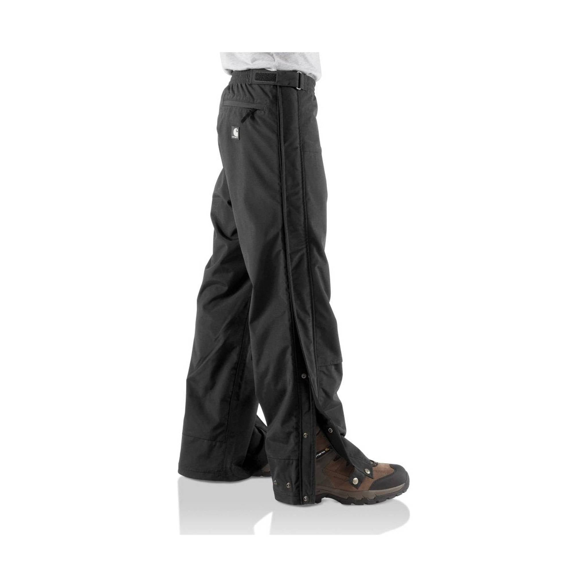 Carhartt Storm Defender Waterproof Rain Pants - Black — Dave's New York
