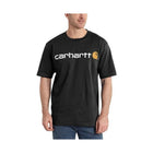 Carhartt Men's Short Sleeve Logo T-Shirt - Black - Lenny's Shoe & Apparel