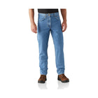 Carhartt Men's Straight/Traditional-Fit Tapered-Leg Jeans - Stonewash - Lenny's Shoe & Apparel