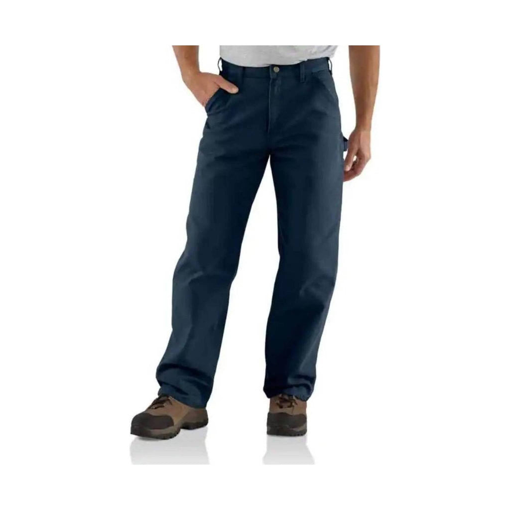 Carhartt Men's Washed Duck Work Dungaree - Midnight Blue - Lenny's Shoe & Apparel