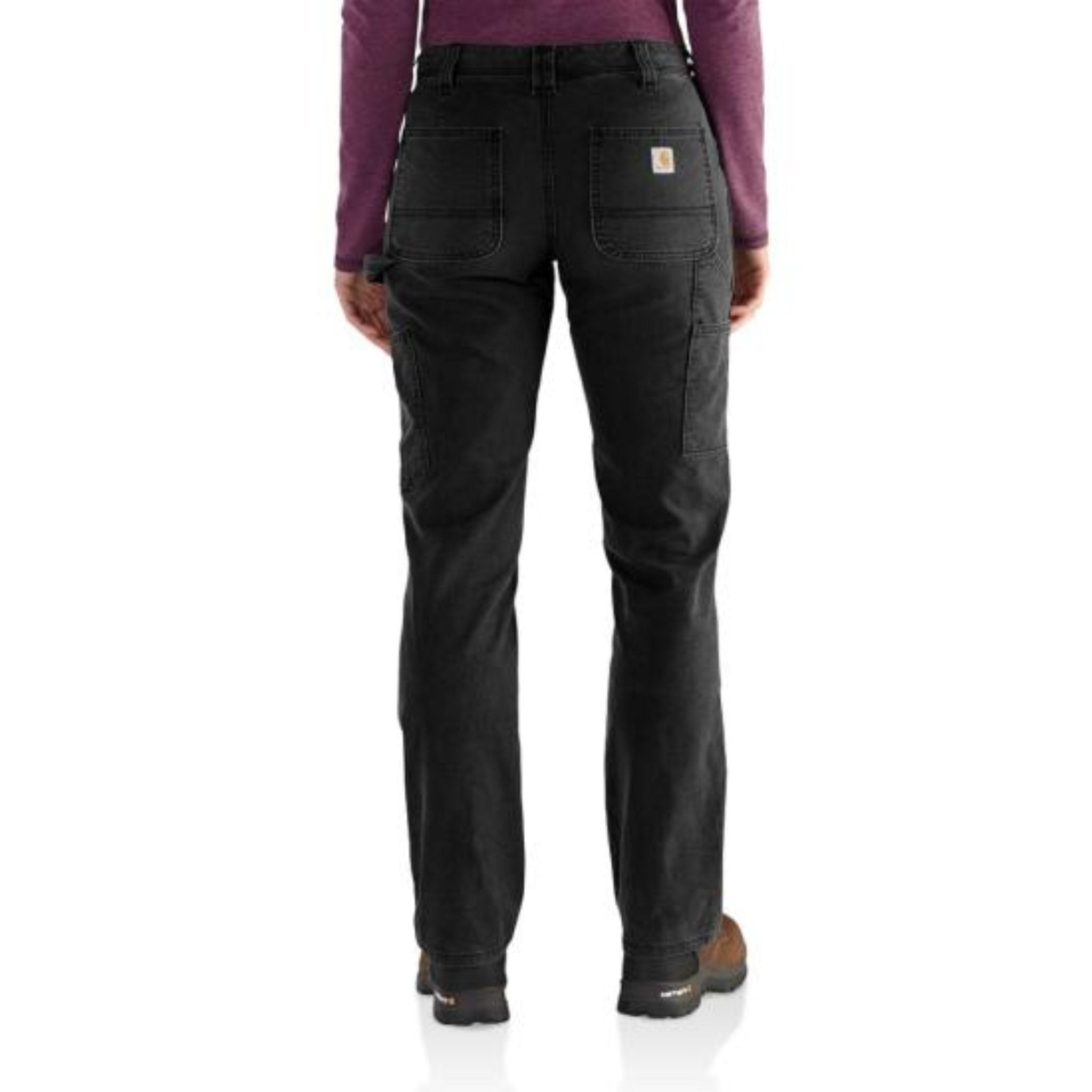 Carhartt Women's Crawford Double Front Pant - Black – Lenny's Shoe & Apparel