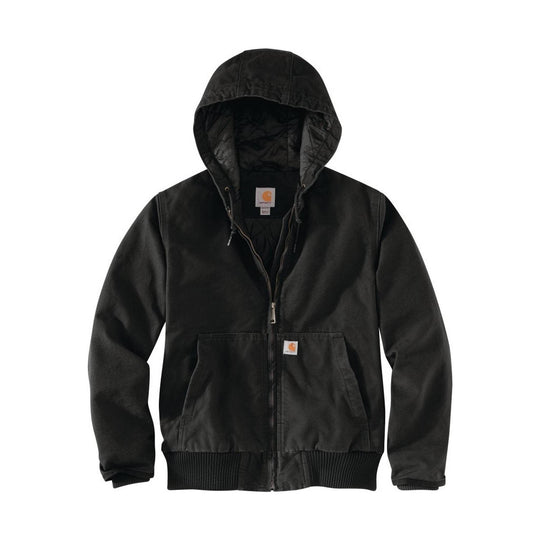Carhartt Women's Loose Fit Washed Duck Insulated Active Jacket - Black - Lenny's Shoe & Apparel