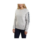 Carhartt Women's Relaxed Fit Midweight Crewneck Logo Sleeve Graphic Sw –  Lenny's Shoe & Apparel