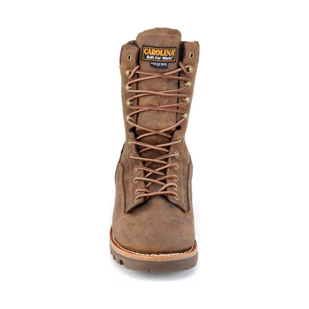 Carolina Men's Birch 8" Insulated Composite Toe Logger Work Boot - Dark Brown - Lenny's Shoe & Apparel
