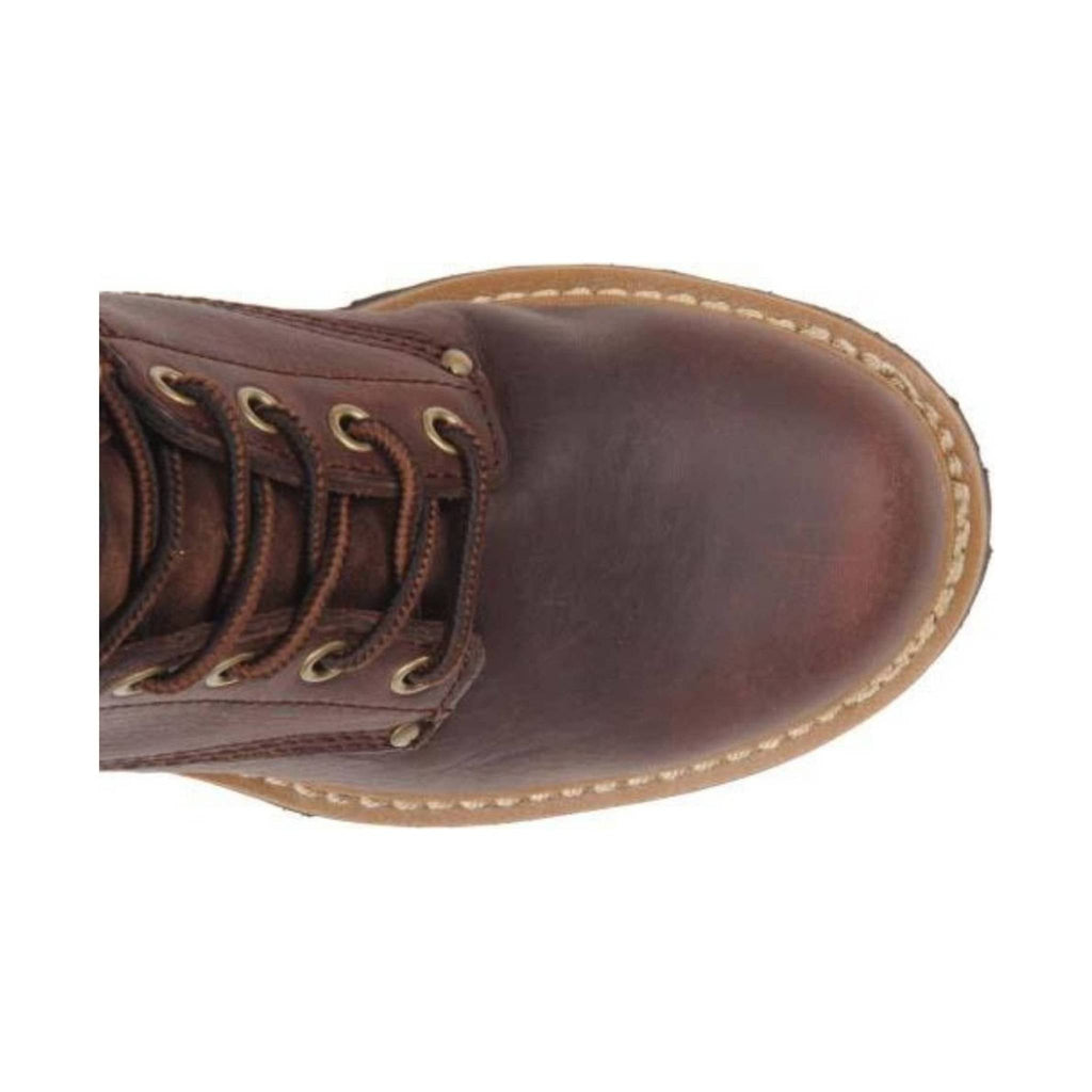 Carolina Women's Elm 8" Logger Steel Toe Work Boots - Brown - Lenny's Shoe & Apparel