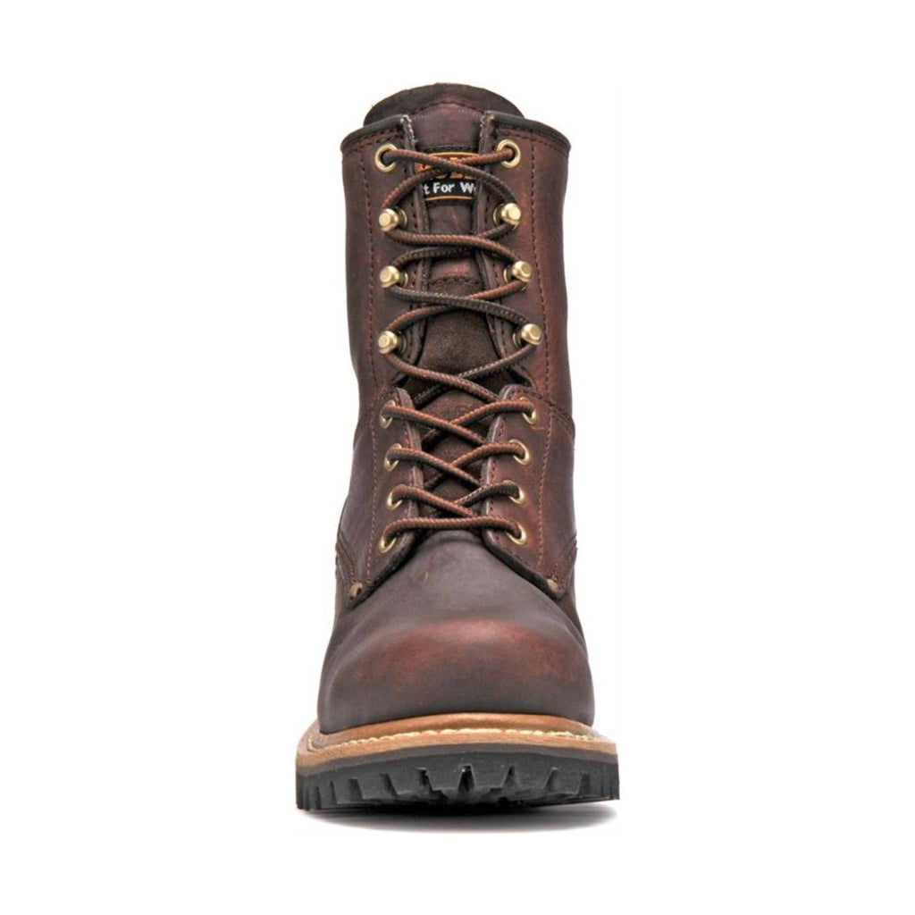Carolina Women's Elm 8" Logger Steel Toe Work Boots - Brown - Lenny's Shoe & Apparel