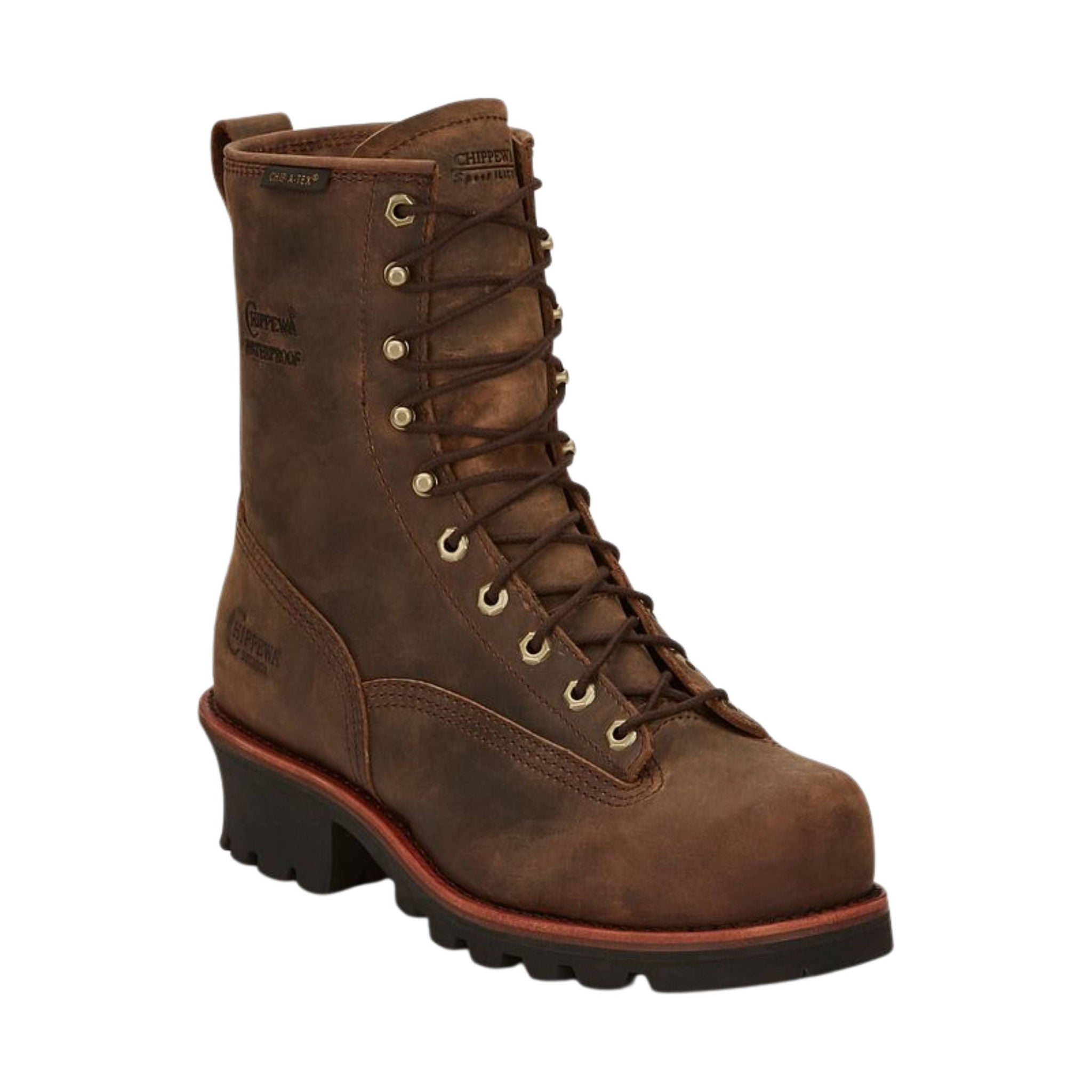thumbnail image 2 of Chippewa Men's Aldarion 8" Composite Toe Waterproof Logger Boots – 55058 Black 2 of 6