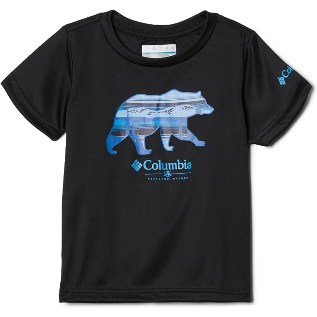Columbia Kids' Grizzly Ridge Short Sleeve Graphic Top - Black - Lenny's Shoe & Apparel