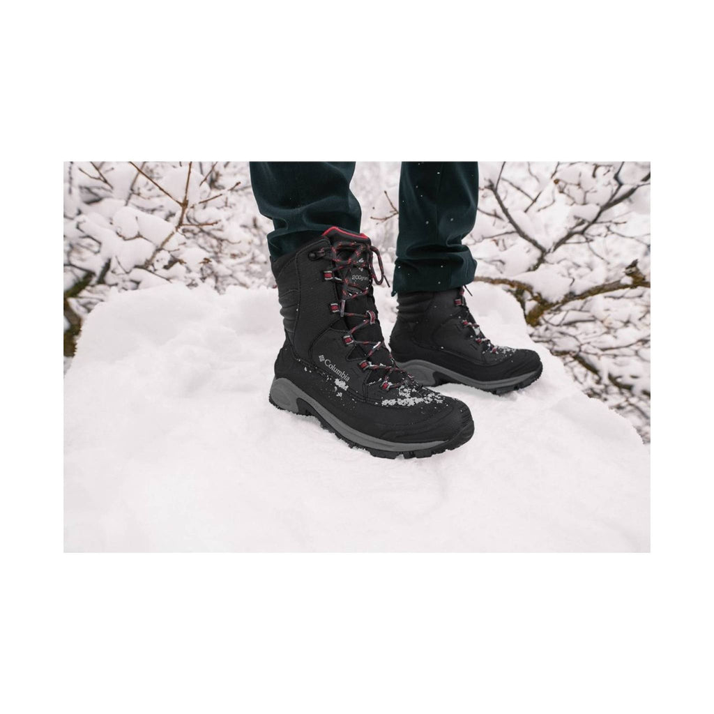 Columbia Men's Bugaboot III Winter Boot - Black/Bright Red - Lenny's Shoe & Apparel