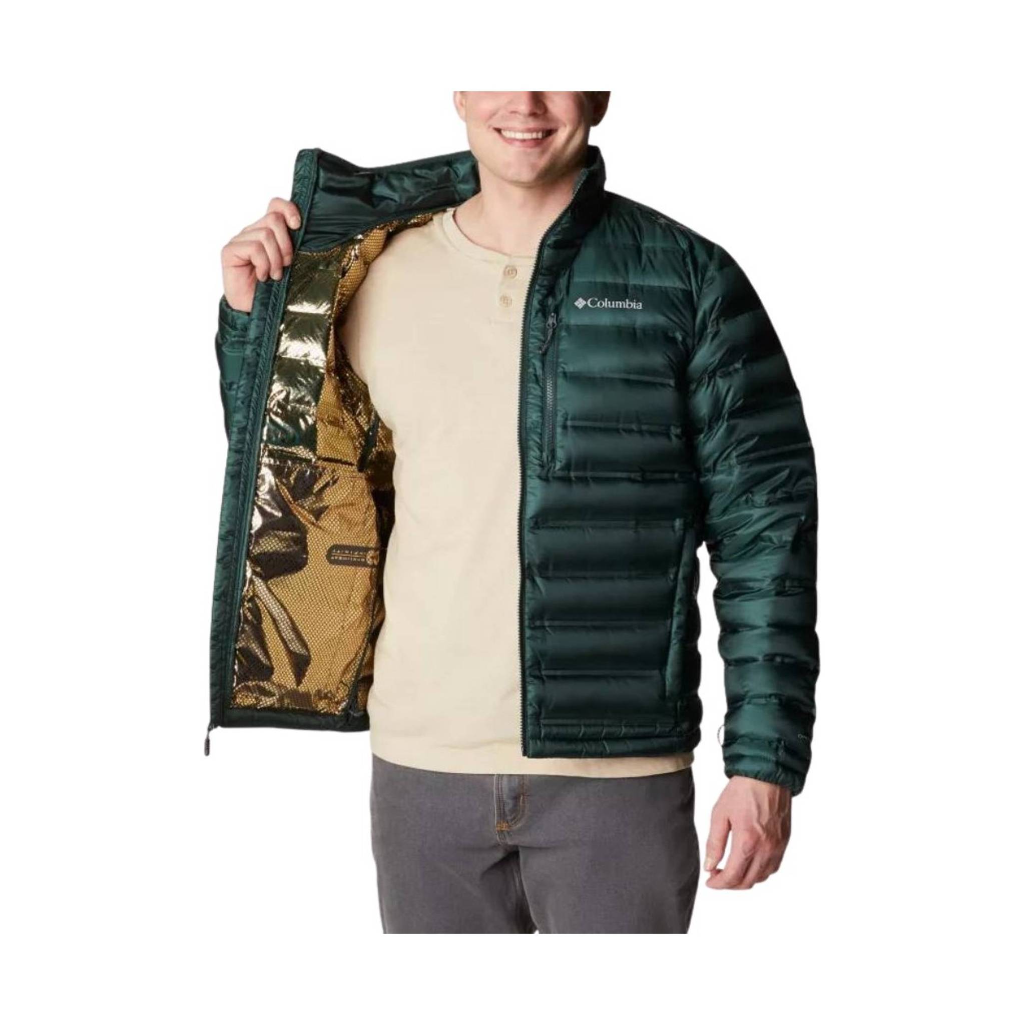 Columbia Men's Pebble Peak Down Jacket Spruce – Lenny's Shoe