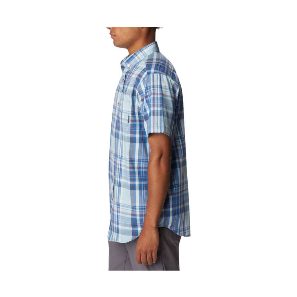 Columbia Men's Rapid Rivers II Short Sleeve Shirt - Bright Indigo Multi Plaid - Lenny's Shoe & Apparel