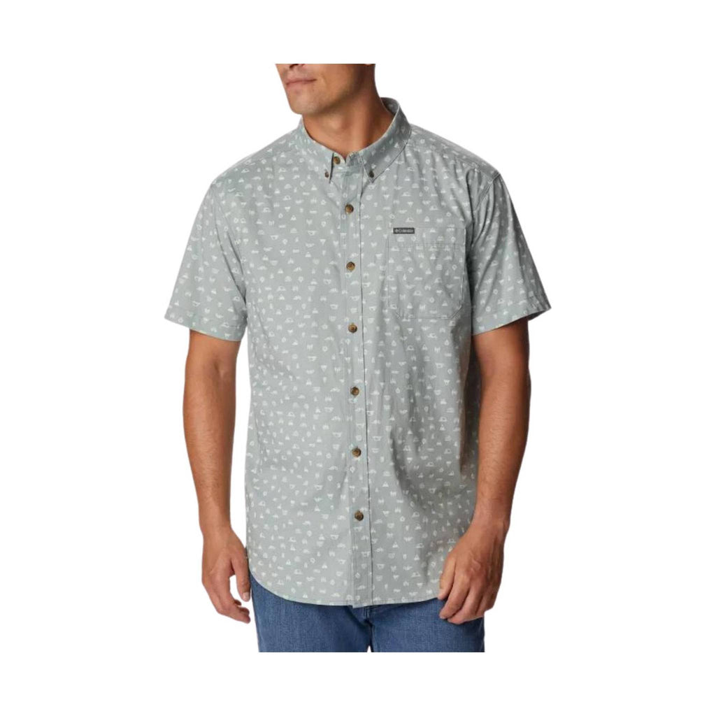 Columbia Men's Rapid Rivers Printed Short Sleeve - Metal Camp Icon - Lenny's Shoe & Apparel