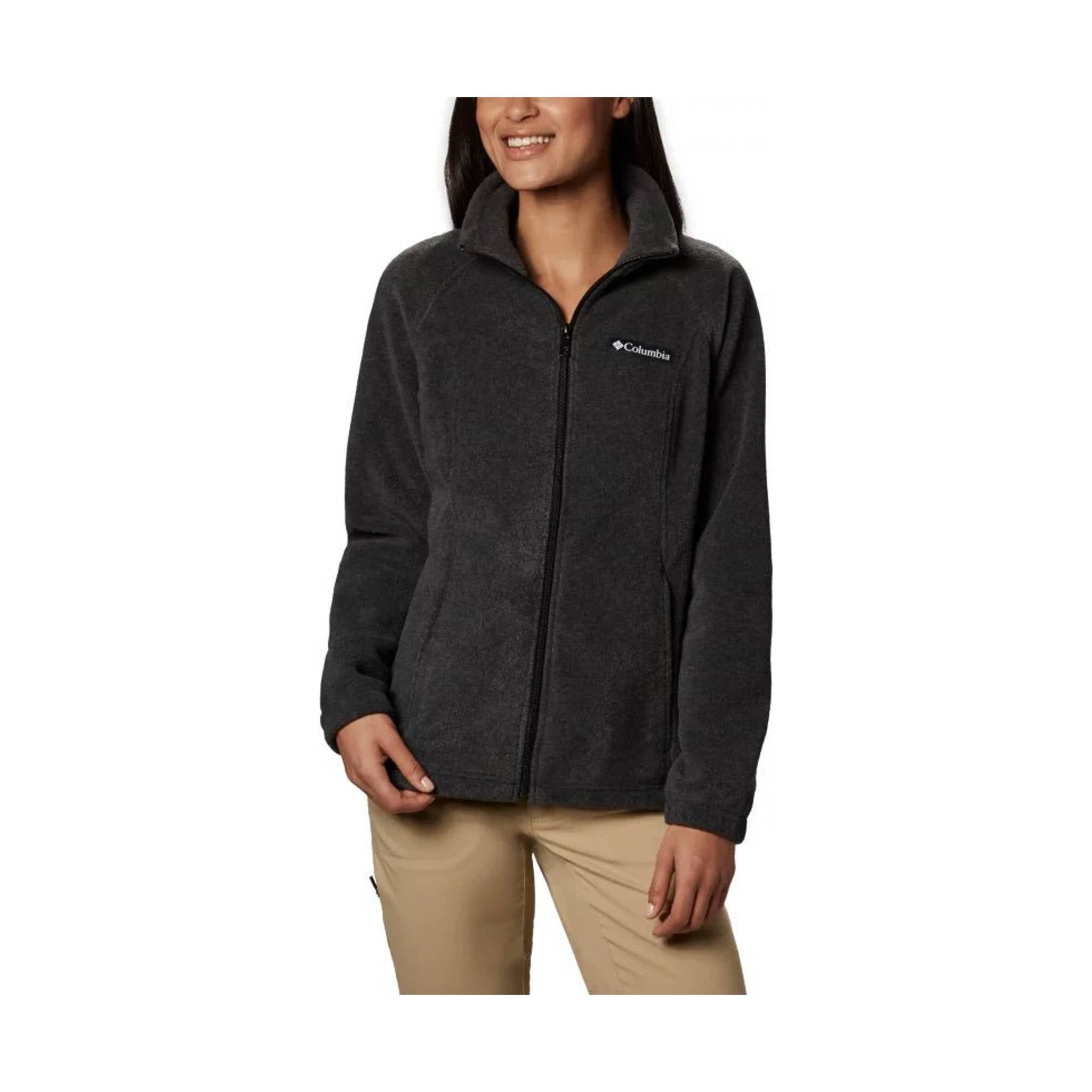 Columbia Women's Benton Springs Full Zip Charcoal Heather